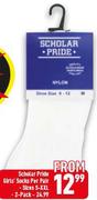 Scholar Pride Girls Socks-Per Pair
