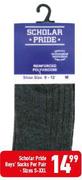 Scholar Pride Boys Socks-Per Pair