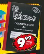 A4 Hardcover Counter Book 192 Pages