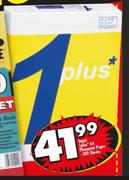 Sappi 1 Plus A4 Photostat paper 500 Sheets