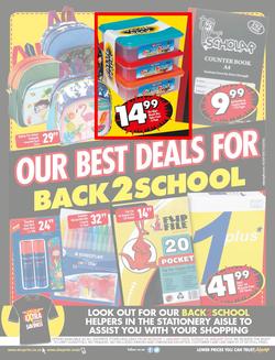 Shoprite : Extra Back To School Savings (1 Jan - 28 Jan 2018), page 20