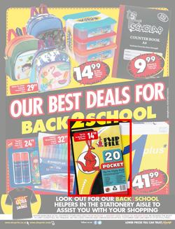 Shoprite : Extra Back To School Savings (1 Jan - 28 Jan 2018), page 20