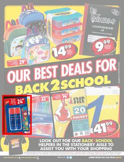 Shoprite : Extra Back To School Savings (1 Jan - 28 Jan 2018), page 20