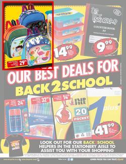 Shoprite : Extra Back To School Savings (1 Jan - 28 Jan 2018), page 20