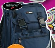 Fullmarks 3-Division Drawstring Backpack Assorted-36cm Each