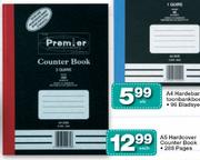 Premier A5 Hardcover Counter Book-288 Pages Each