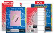 Croxley A4 Flip File Divider-1-10-Part PVC