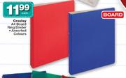 Croxley A4 Board Ring Binder Each