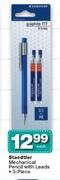 Staedtler Mechanical Pencil With Leads-3-Piece Each