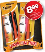 BIC Clic Balpuntpenne Verskeidenheid-2-Pak