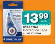 Staedtler Correction Tape-5mx5mm Each