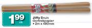Jiffy Bruin Oortrekpapier-2mx480mm-Elk