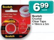 Scotch Crystal Clear Tape-19mmx5m