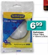 Sellotape Clear Tape-18mmx50m