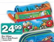 Bee Village Pencil Bag Pouch-Each
