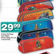 Crazy Driving/Cool Bird Pencil Bag Pouch-Each