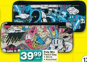 Poly Mix Pencil Bag 30Cm-Each