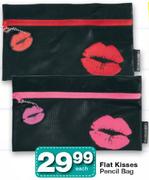 Flat Kisses Pencil Bag-Each