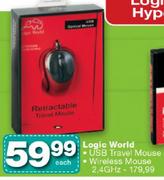 Logic World USB Travel Mouse