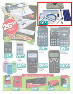 Checkers Nationwide : Back To School Specials ( 30 Dec - 26 Jan 2014 ), page 14