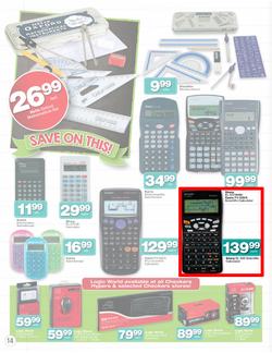 Checkers Nationwide : Back To School Specials ( 30 Dec - 26 Jan 2014 ), page 14