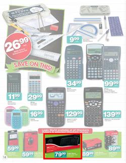 Checkers Nationwide : Back To School Specials ( 30 Dec - 26 Jan 2014 ), page 14