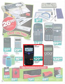 Checkers Nationwide : Back To School Specials ( 30 Dec - 26 Jan 2014 ), page 14
