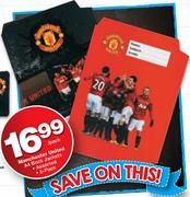 Manchester United A4 Book Jackets Assorted-5-Pack