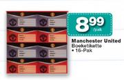Manchester united Boeketikette-16-Pak