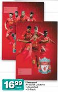 Liverpool A4 Book Jackets Assorted-5-Pack