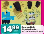 SpongeBob SquarePants A4 Document Wallet