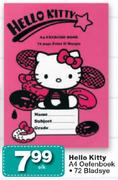 Hello Kitty A4 Oefenboek-72 Bladsye
