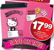 Hello Kitty A4 Boekoortrekseis Verskeidenheid-5-Pak