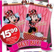 Minnie Mouse A4 Book Jackets 5-Pack Assorted-Per Pack