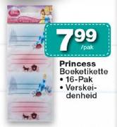 Princess Boeketikette 16-Pak Verskeidenheid-Per Pak