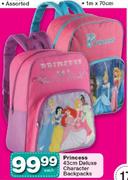 Princess 43cm Deluxe Character Backpacks-Each