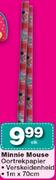 Minnie Mouse Oortrekpapier Verskeidenheid-1mx70cm Elk