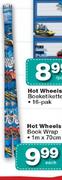 Hot Wheels Book Wrap-1mx70cm Each