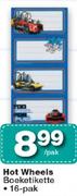 Hot wheels Boeketikette-16-Pak