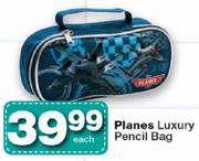 Planes Luxury Pencil Bag