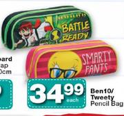 Ben10/Tweety Pencil Bag-Each