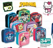 Deluxe Character Lunch Bags-20x22x9cm Each