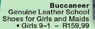 Buccaneer Genuine Leather School Shoes For Girls And Maids Girls 9-1