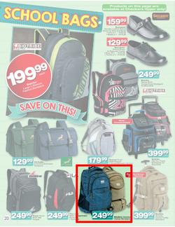 Checkers Nationwide : Back To School Specials ( 30 Dec - 26 Jan 2014 ), page 20