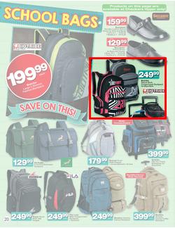 Checkers Nationwide : Back To School Specials ( 30 Dec - 26 Jan 2014 ), page 20