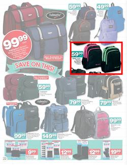 Checkers Nationwide : Back To School Specials ( 30 Dec - 26 Jan 2014 ), page 22