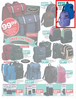 Checkers Nationwide : Back To School Specials ( 30 Dec - 26 Jan 2014 ), page 22