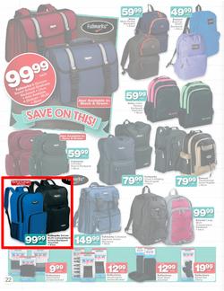 Checkers Nationwide : Back To School Specials ( 30 Dec - 26 Jan 2014 ), page 22