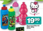 Superman/Ben 10/Hello Kitty Bottel-Elk