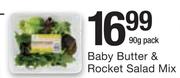 Baby Butter & Rocket Salad Mix-90g Pack